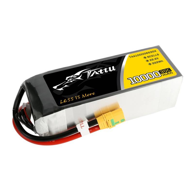 Baterija Tattu 10000mAh 22.2V 30C 6S1P XT90 Anti-spark Plug