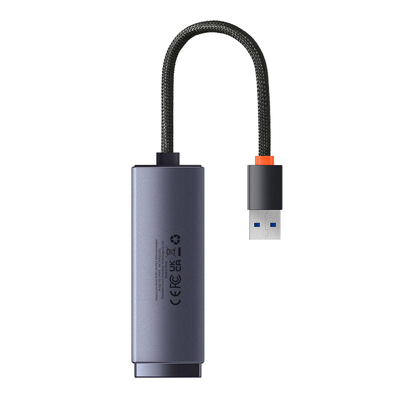 Mrežni adapter Baseus Lite Series USB na RJ45, 1000Mbps (sivo)