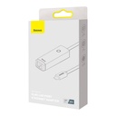 Baseus Lite Series USB-C na RJ45 mrežni adapter, 100 Mbps (sivo)