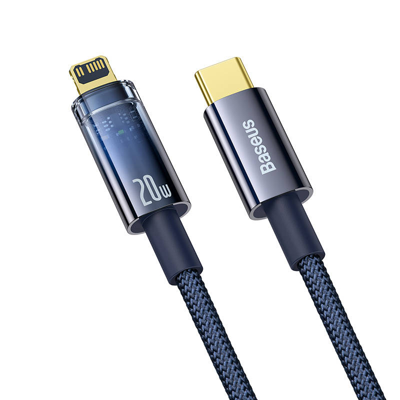 Baseus Explorer, USB-C na Lightning kabel, 20 W, 2 m (plavi)