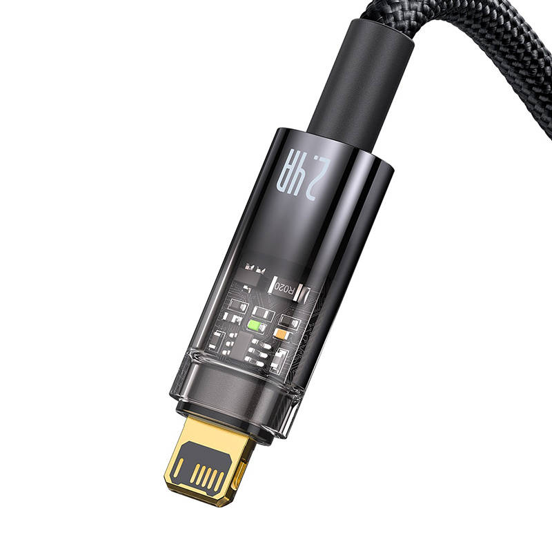 Baseus Explorer USB na Lightning kabel, 2.4A, 2m (crni)