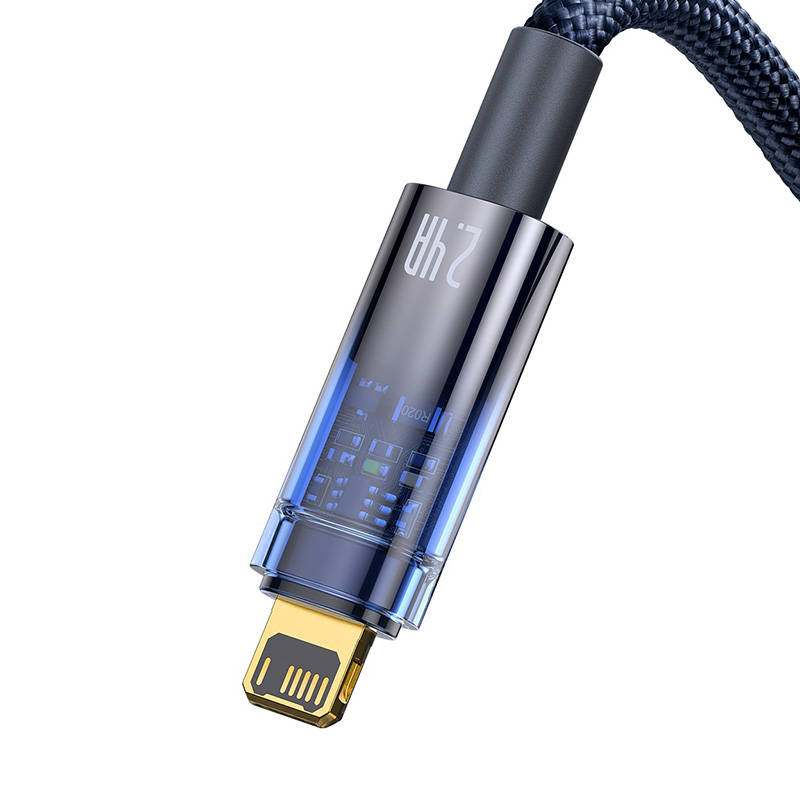 Baseus Explorer USB na Lightning kabel, 2,4 A, 1 m (plavi)