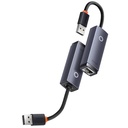 Baseus Lite Series USB na RJ45 mrežni adapter, 100 Mbps (sivo)