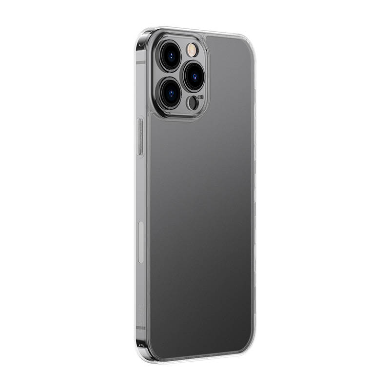 Baseus Frosted Case za iPhone 13 Pro (prozirno) + kaljeno staklo