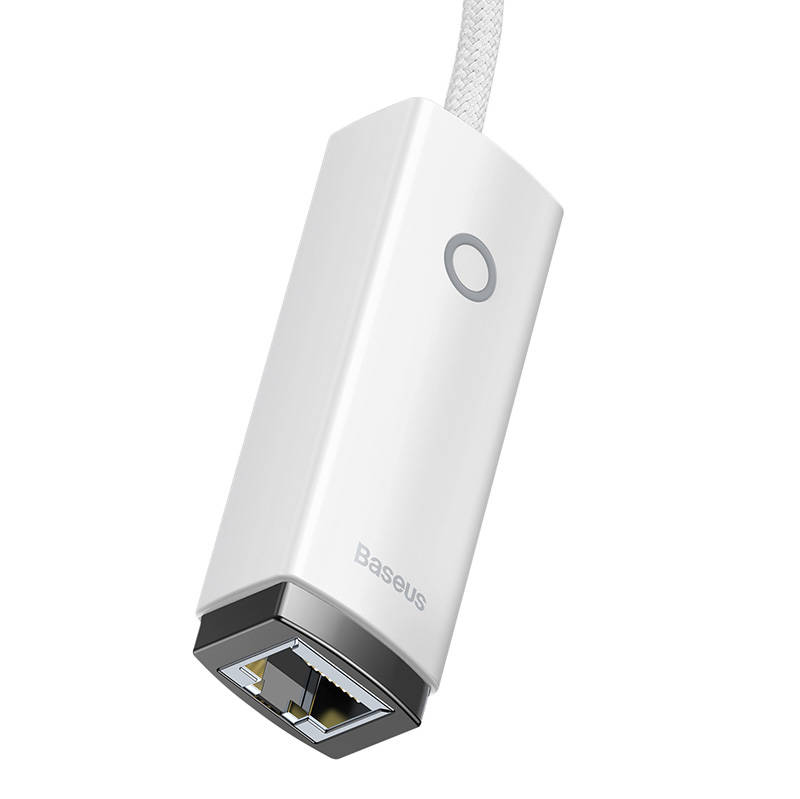 Mrežni adapter Baseus Lite Series USB-C na RJ45 (bijeli)