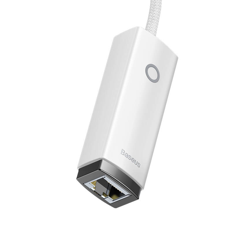 Baseus Lite Series USB na RJ45 mrežni adapter (bijeli)