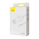 Baseus Lite Series USB-C na RJ45 mrežni adapter, 100 Mbps (bijeli)