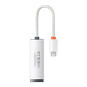 Baseus Lite Series USB-C na RJ45 mrežni adapter, 100 Mbps (bijeli)