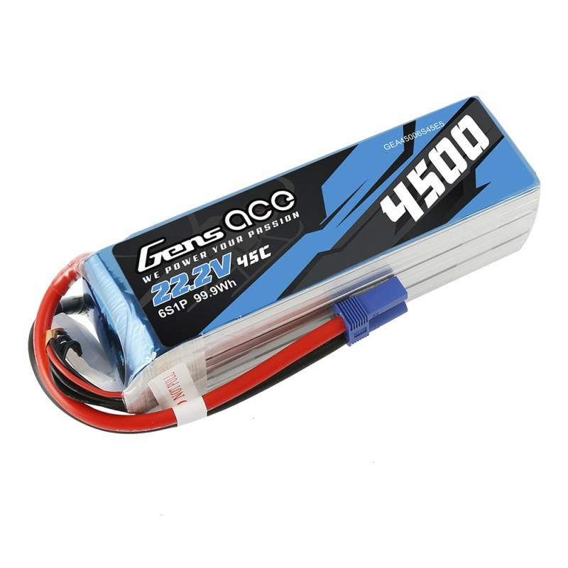 Baterija Gens Ace 4500mAh 22.2V 45C 6S1P