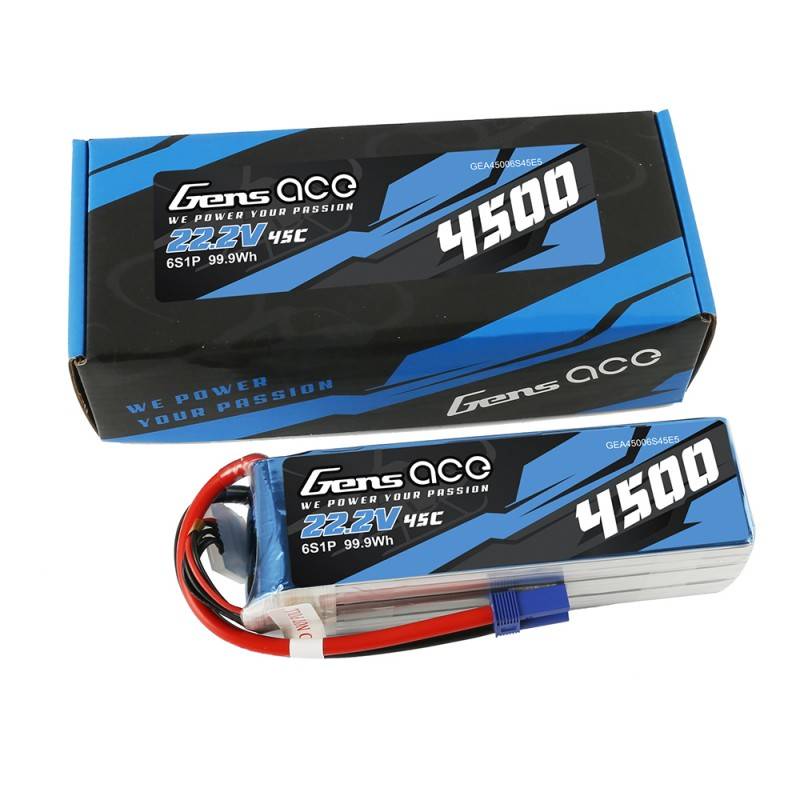 Baterija Gens Ace 4500mAh 22.2V 45C 6S1P