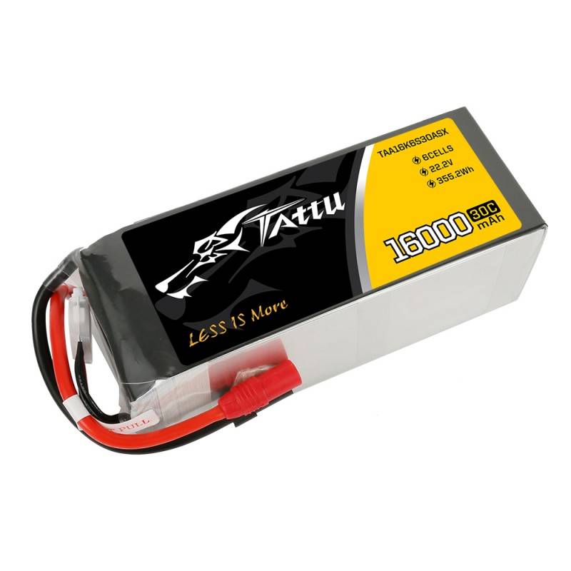 Baterija Tattu 16000mAh 22.2V 30C 6S1P LiPo AS150+XT150