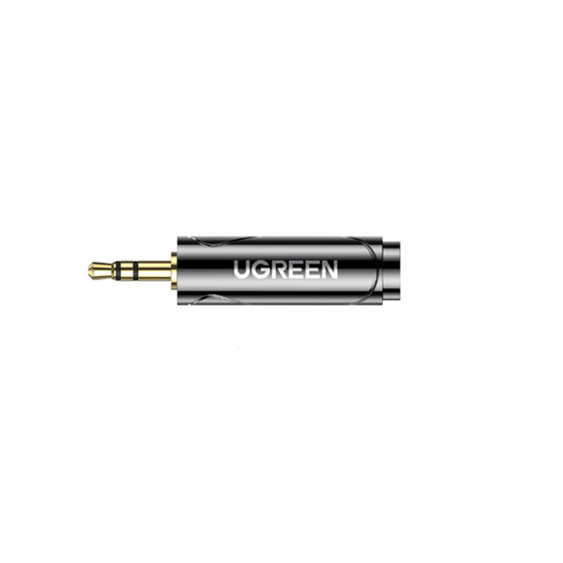 UGREEN adapter / adapter sa 3,5 mm jacka na 6,5 ​​/ 6,35 mm mini jack (sivo)