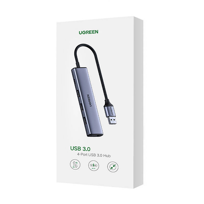 Hub UGREEN 5u1 adapter, USB na 4x USB 3.0