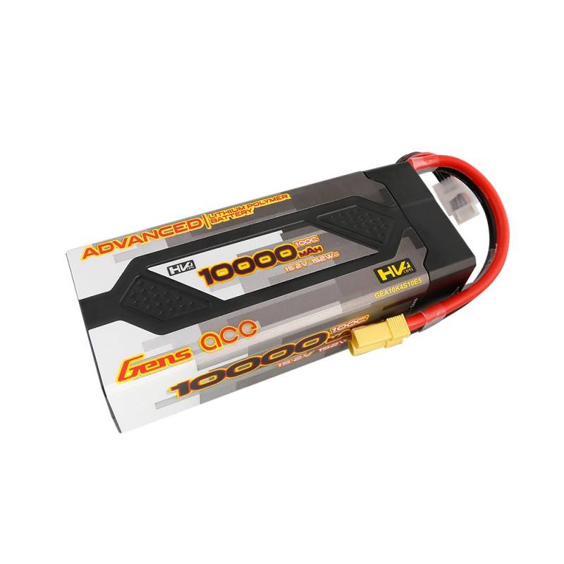 Baterija LiPo Gens Ace Advanced 10000mAh 15,2V 100C 4S2P HardCase EC5