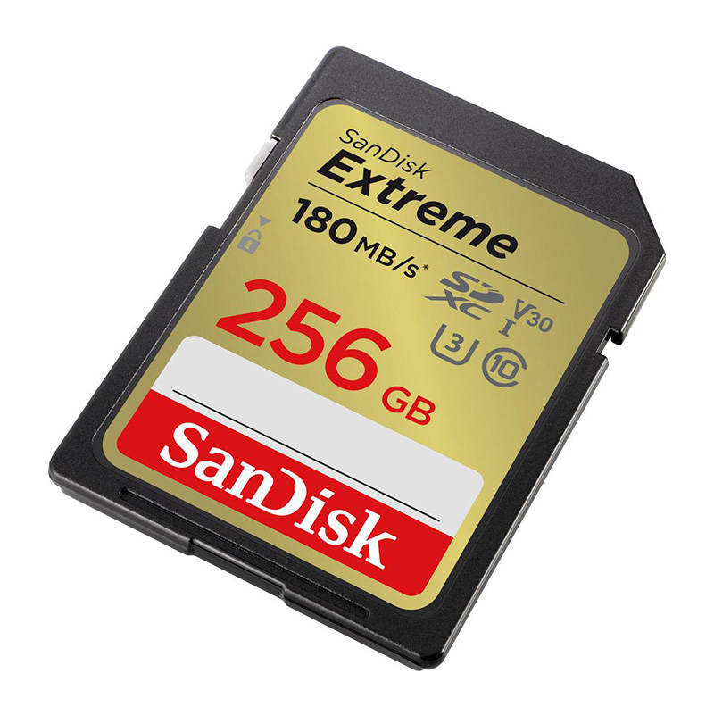 Memorijska kartica SANDISK EXTREME SDXC 256 GB 180/130 MB/s UHS-I U3 (SDSDXVV-256G-GNCIN)