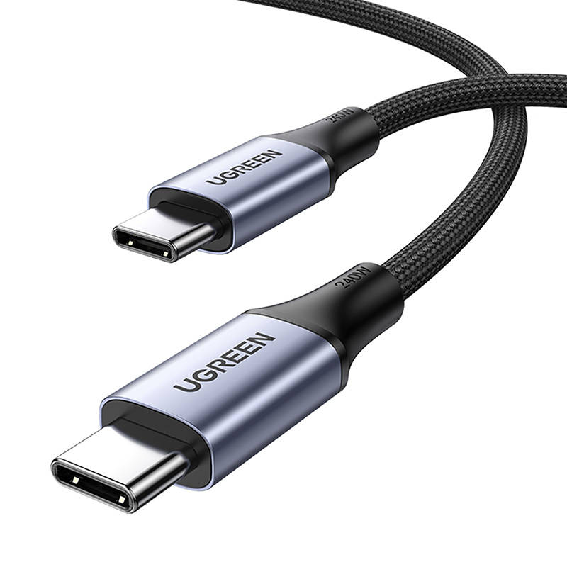 USB-C na USB-C UGREEN USB4 kabel, 240 W, 2 m (crni)