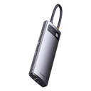 Hub 7u1 Baseus Metal Gleam Series, USB-C do 3x USB 3.0 + HDMI + USB-C PD + VGA + Ethernet RJ45