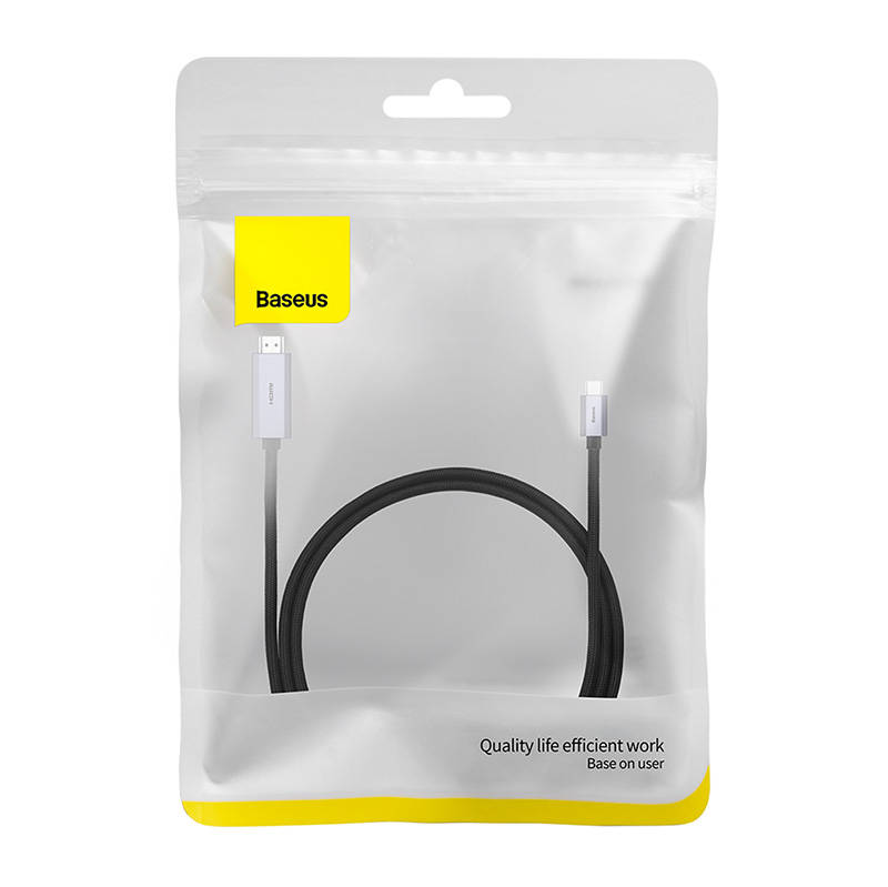 USB-C na HDMI kabel Baseus, 4K, 1m (crni)