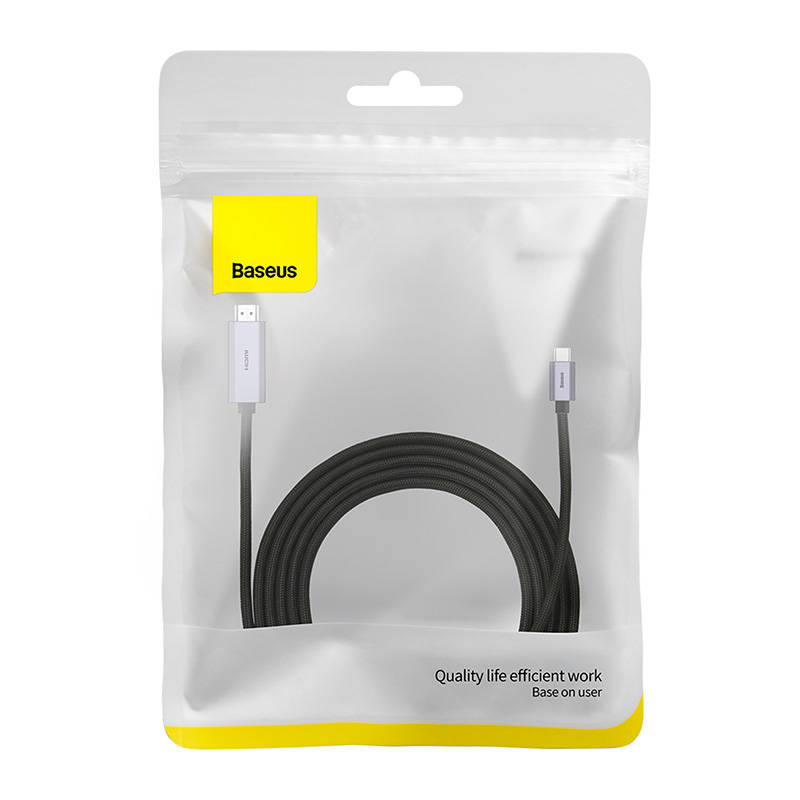 USB-C na HDMI kabel Baseus, 4K, 3m (crni)