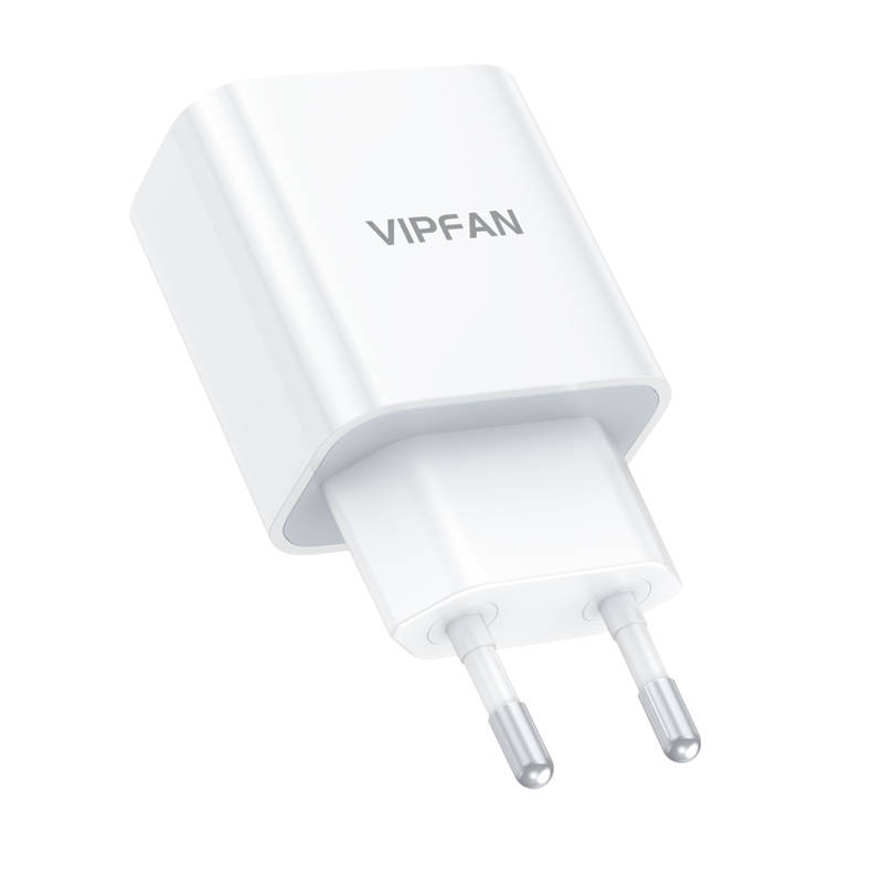 Mrežni punjač Vipfan E04, USB-C, 20W, QC 3.0 (bijeli)