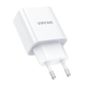 Mrežni punjač Vipfan E04, USB-C, 20W, QC 3.0 (bijeli)