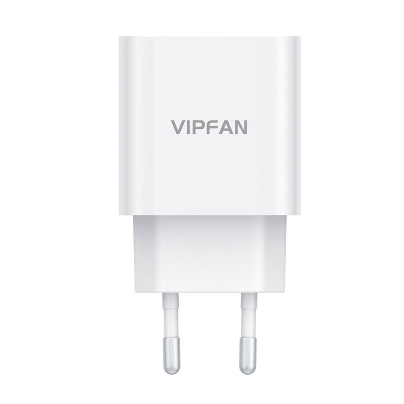 Mrežni punjač Vipfan E04, USB-C, 20W, QC 3.0 (bijeli)