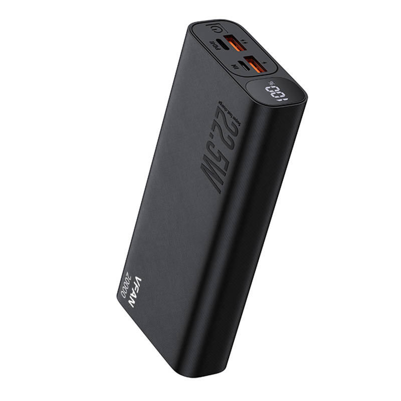 Powerbank Vipfan F07 20000mAh, 22.5W, PD (crni)