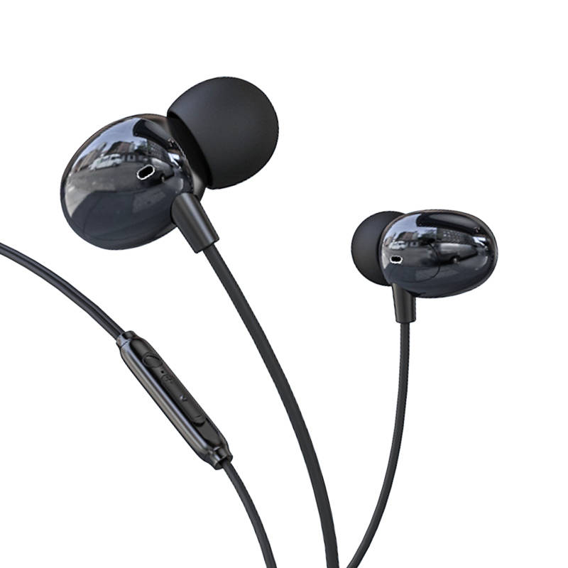 Žičane in-ear slušalice Vipfan M10, jack 3.5mm (crne)