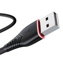 USB na Lightning kabel Vipfan Anti-Break X01, 3A, 1m (crni)