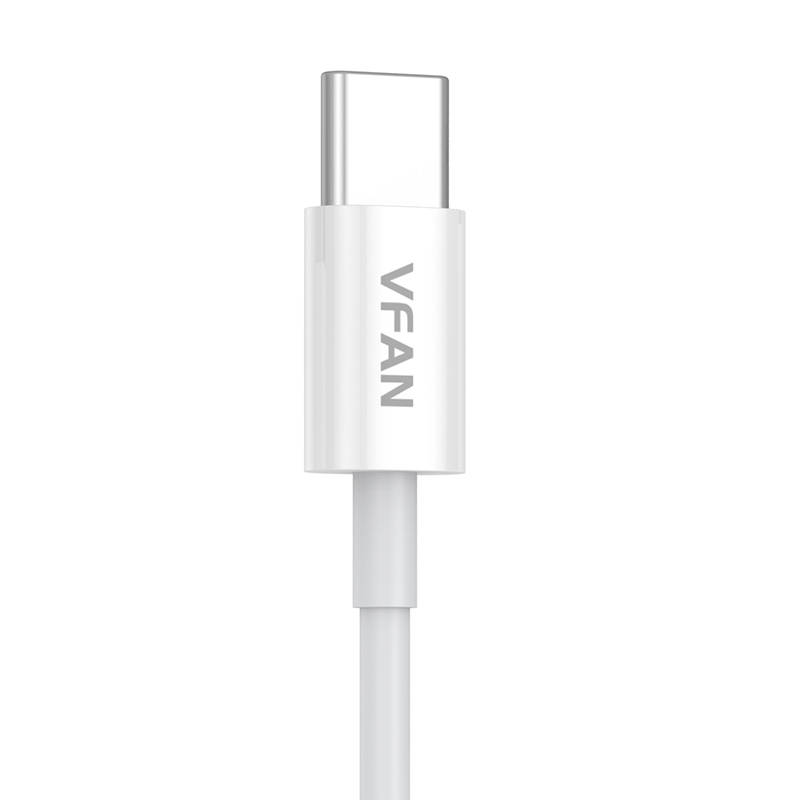 USB na USB-C kabel Vipfan X03, 3A, 1m (bijeli)