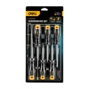 Set odvijača Deli Tools EDL620006, s magnetom, 6 komada