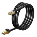 Baseus Ethernet RJ45, 10 Gbps, 1,5 m mrežni kabel (crni)