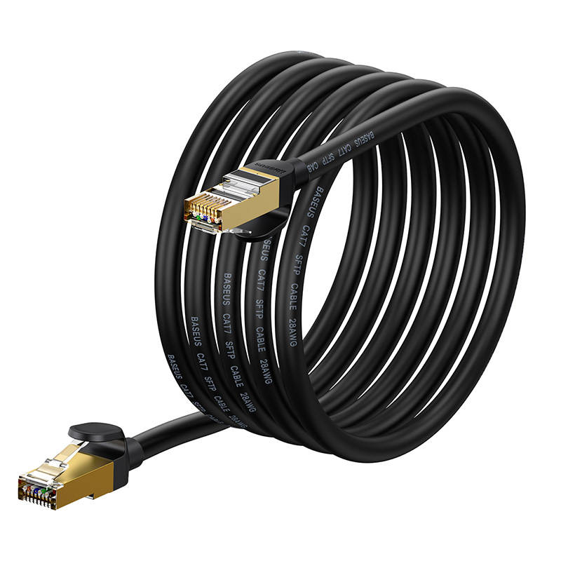 Baseus Ethernet RJ45, 10Gbps, 3m mrežni kabel (crni)