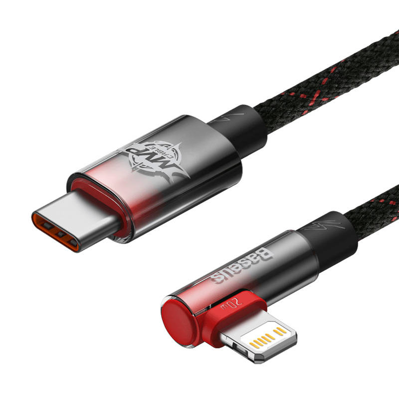 Baseus USB-C na Lightning MVP 20W 1m kabel (crno-crveni)