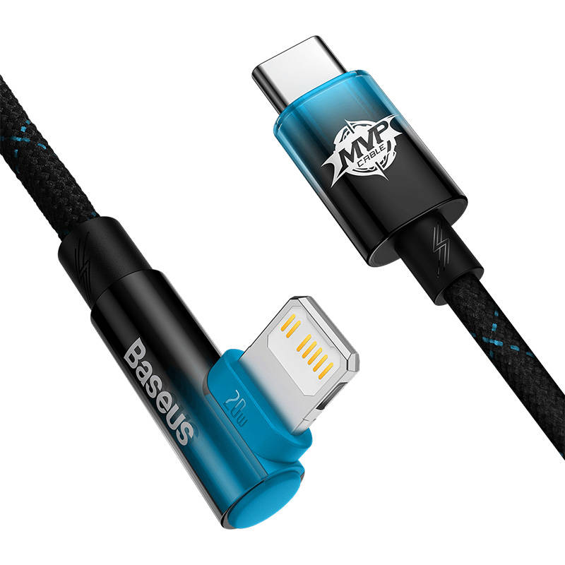 Baseus USB-C na Lightning MVP 20W 1m kabel (crno-plavi)