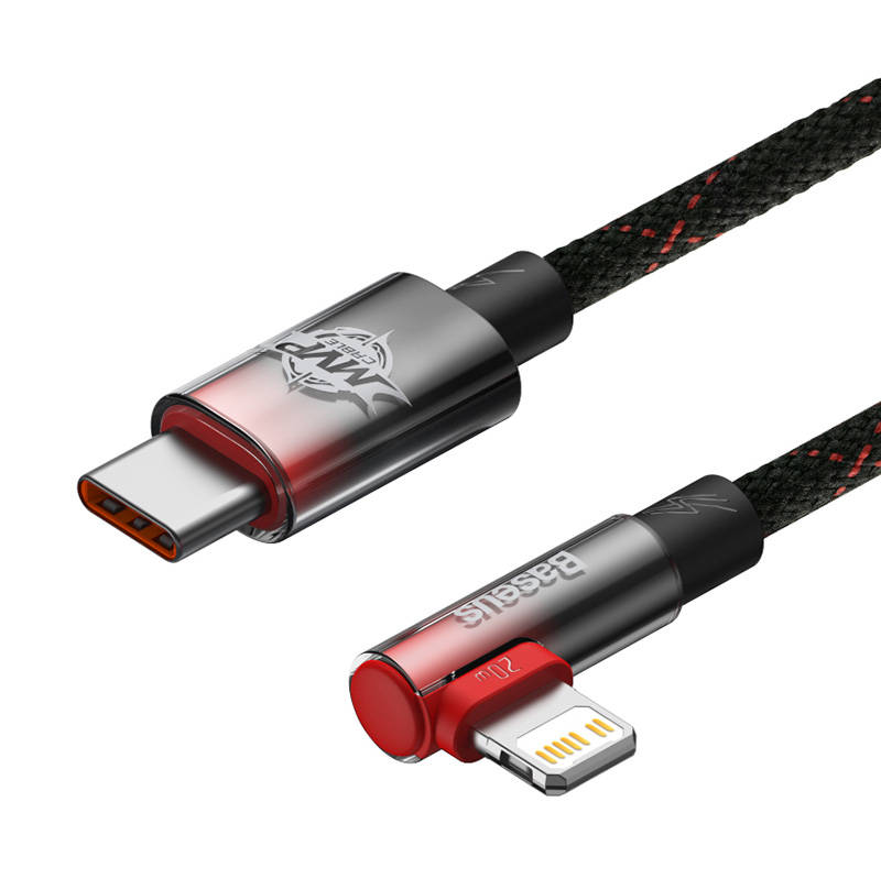 Baseus USB-C na Lightning MVP 20W 2m kabel (crno-crveni)