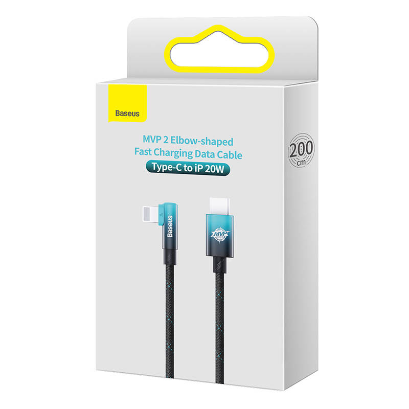 Baseus USB-C na Lightning MVP 20W 2m kabel (crno-plavi)