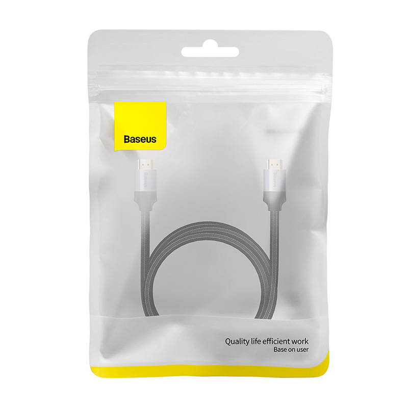 Baseus Enjoyment Series HDMI kabel, 4K, 0,75 m (crno/sivo)