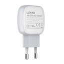 Zidni punjač LDNIO A2313C, USB + USB-C, PD + QC 3.0, 20W (bijeli)