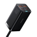 Baseus GaN3 Pro zidni punjač 2xUSB-C + 2xUSB, 100W (crni)