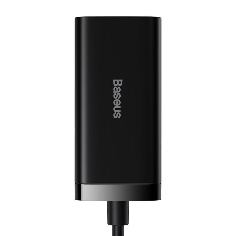 Baseus GaN3 Pro zidni punjač 2xUSB-C + 2xUSB, 100W (crni)