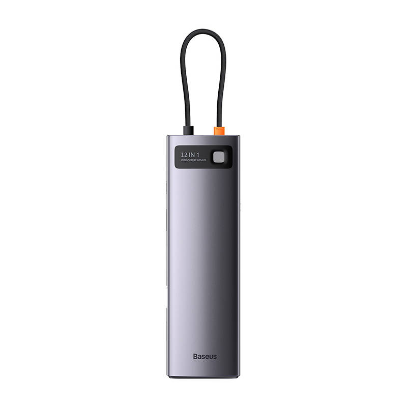 Hub USB-C 12u1 Baseus Metal Gleam Series Grey