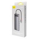 Hub USB-C 12u1 Baseus Metal Gleam Series Grey