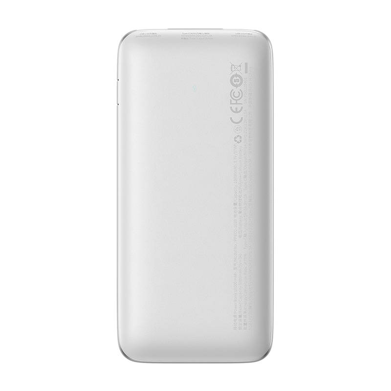 Powerbank Baseus Bipow Pro 10000mAh, 2xUSB, USB-C, 20W (bijeli)