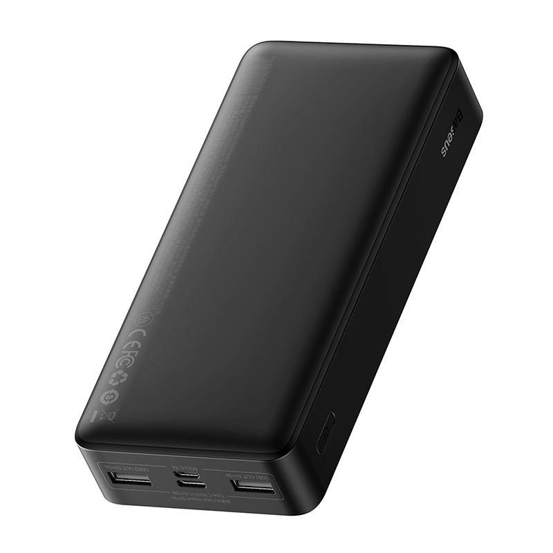 Powerbank Baseus Bipow 20000mAh, 2xUSB, USB-C, 15W (crni)