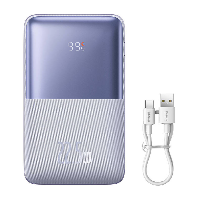 Powerbank Baseus Bipow Pro 20000mAh, 2xUSB, USB-C, 22.5W (ljubičasta)