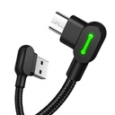 USB na Micro USB kabel Mcdodo CA-5280 LED, 0,5 m (crni)