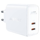 Zidni punjač Acefast A29 PD50W GAN, 2x USB, 50W (bijeli)