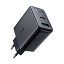 Zidni punjač Acefast A5 PD32W, USB + USB-C (crni)