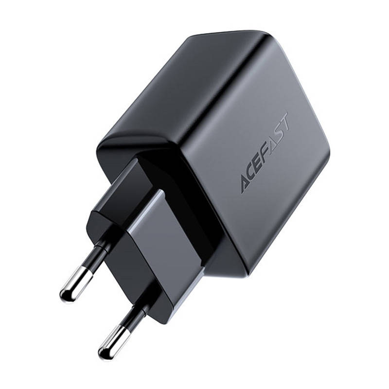 Zidni punjač Acefast A1 PD20W, 1x USB-C (crni)